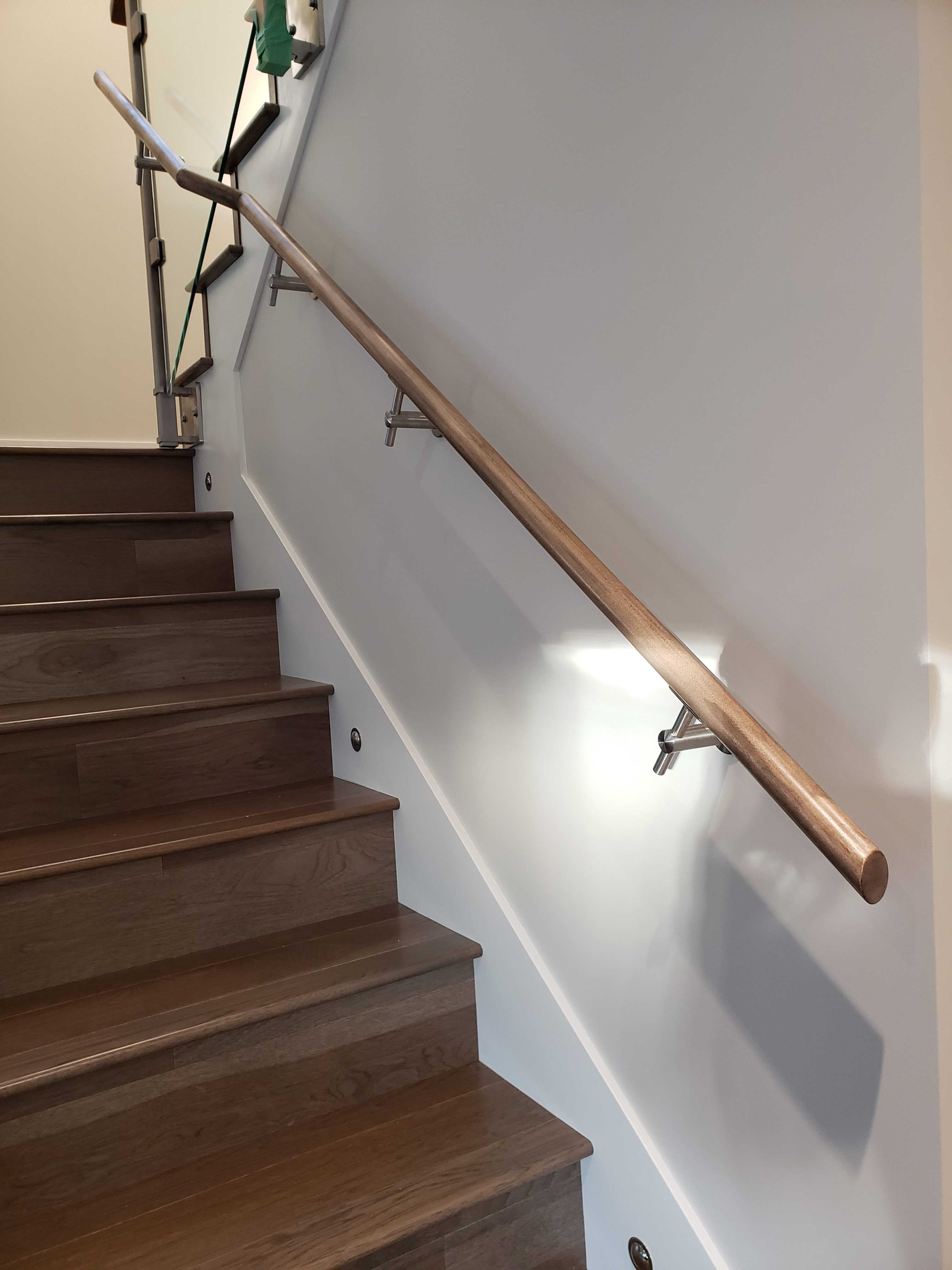 Custom Interior/Exterior Handrails Custom Frameless Shower Installation